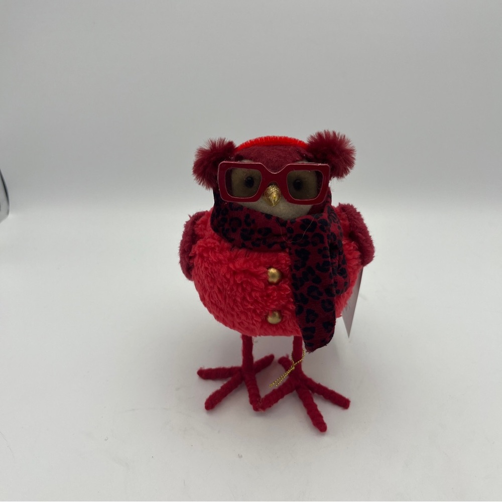 Valentine 2023 Target Wondershop Featherly Friends  Bird - Ruby - Glasses Scarf
